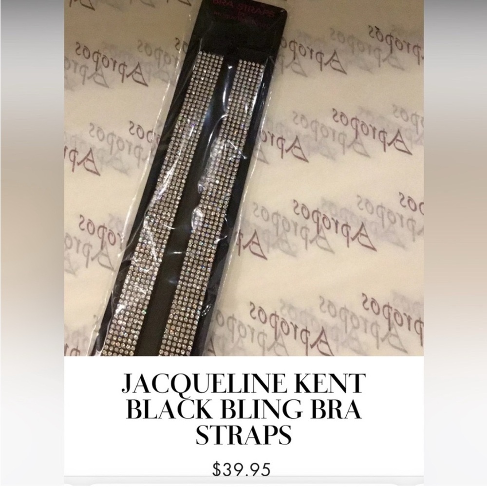 Crystal Bra Straps with Silver Accents✨ Host Pick